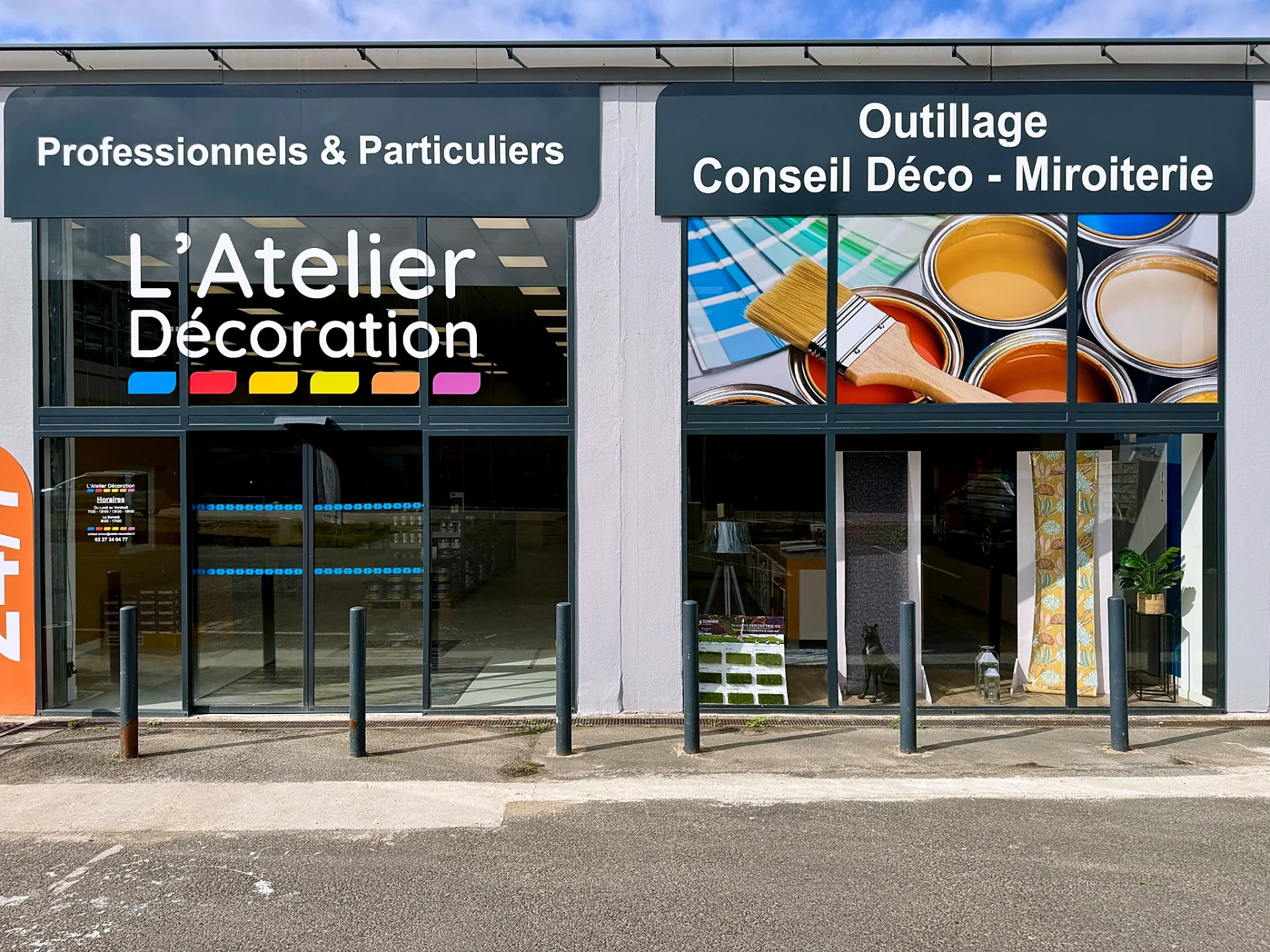 Façade L'Atelier Décoration à Évreux